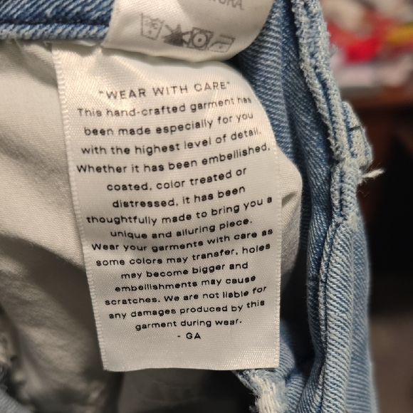 Good American Light Blue Ankle Jeans Size 14 - Picture 13 of 13